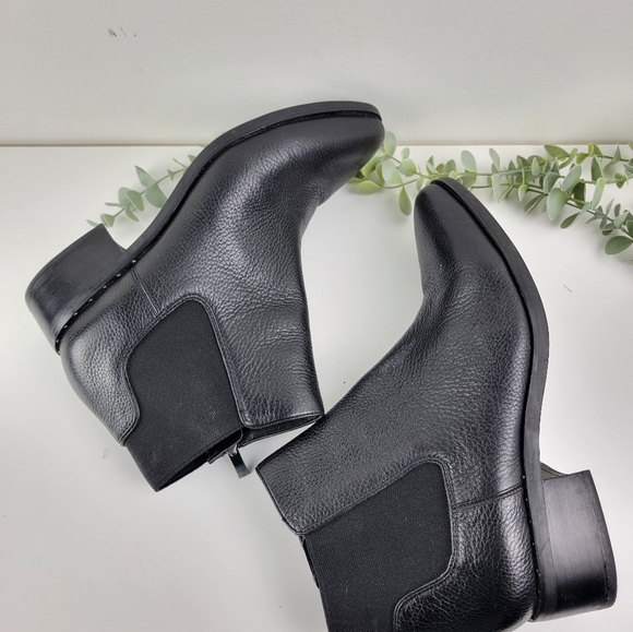Franco Sarto Dallas Almond Toe Chelsea Heel Boots - Picture 7 of 12